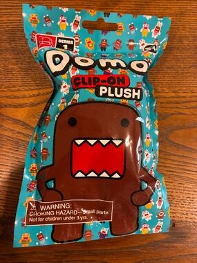 Domo Kun Keychain Pattern Tote - clip on and Brand NEW in package